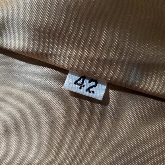 Vtg ORVIS Brown Suede Leather Bomber Jacket | Made in USA | 42L Long - Picture 11 of 11